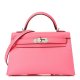 Hermes Epsom Mini Kelly Sellier 20 Etoupe woman handbag Hermes Epsom Mini Kelly Sellier 20 Etoupe woman handbag