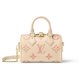 Louis Vuitton Damier Beige Speedy Bandouliere 25 Beige & Pink