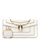 BVLGARI Calfskin Serpenti Forever Shoulder Bag White BVLGARI Calfskin Serpenti Forever Shoulder Bag White