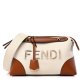 Fendi Canvas Vitello Logo Ajour Embroidered Medium By The Way Boston Bag Reps Fendi Canvas Vitello Logo Ajour Embroidered Medium By The Way Boston Bag Reps