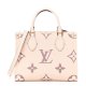 Louis Vuitton Empreinte Monogram Giant Onthego PM Creme Bois De Rose