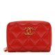 Chanel 19 Zip Around Coin Purse Wallet Red Chanel 19 Zip Around Coin Purse Wallet Red