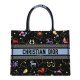 Dior Book Tote Black, Multicolor