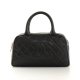 CHANEL Quilted Caviar Bowler small Black CHANEL Quilted Caviar Bowler small Black