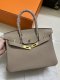 Hermes Birkin 25 30 35 Epsom Handbag in Etoupe
