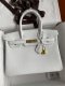 Hermes Birkin 25 30 35 Epsom Handbag in Craie