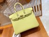 Hermes Birkin 25 30 35 Epsom Handbag in Jaune Poussin