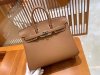 Hermes Birkin 25 30 35 Epsom Handbag in Golden Brown
