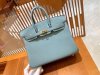 Hermes Birkin 25 30 35 Epsom Handbag in Celeste