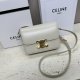 Celine Triomphe Canvas Chain Shoulder Bag Tan
