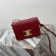Celine Triomphe Canvas Chain Shoulder Bag Tan
