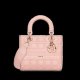 Dior Medium Lady D-Lite Bag Rosewood Cannage Embroidery