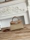 Hermes Mini Kelly II Handbag in trench and Gold brown Epsom Leather with Silver Hardware Hermes Mini Kelly II Handbag in trench and Gold brown Epsom Leather with Silver Hardware