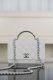 chanel 25p handle woc white Grained Calfskin?sliver hardware