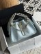 chanel 25c hobo bag light blue Grained Calfskin copper hardware