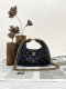 chanel 24a Tassel chain hobo bag shiny lambskin gold hardware