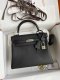Hermes Kelly 25 Togo Handbag in Black