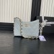 chanel 24k hobo bag light blue shiny lambskin pink gold hardware