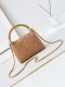 chanel 24b Woven Handle hobo bag Caramel shiny lambskin gold hardware