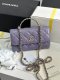 chanel 24a rhinestone handle woc purple shiny lambskin gold hardware small chanel 24a rhinestone handle woc purple shiny lambskin gold hardware small