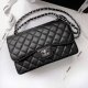 chanel cf black Caviar calfskin sliver hardware