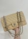 chanel cf Beige Caviar calfskin sliver hardware