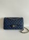 chanel cf navy Caviar calfskin gold hardware