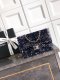 chanel cf blue Sequins gold hardware