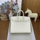 Hermes Birkin 25 30 35 Epsom Sellier Handbag in Craie Hermes Birkin 25 30 35 Epsom Sellier Handbag in Craie