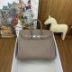 Hermes Birkin 25 30 35 Epsom Sellier Handbag in Etoupe