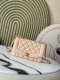 chanel flap bag apricot Caviar calfskin gold hardware