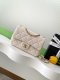 chanel 25s cf white Imitation pearls gold hardware small