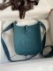 Hermes Taurillon Clemence Evelyne TPM Bleu Jean