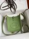 Hermes Taurillon Clemence Evelyne TPM Avocado Green