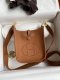 Hermes Taurillon Clemence Evelyne TPM brown