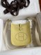 Hermes Taurillon Clemence Evelyne TPM Jaune Poussin