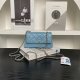 chanel 25s mini cf light blue shiny lambskin gold hardware medium