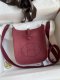 Hermes Taurillon Clemence Evelyne TPM Rouge Grenat