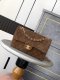 chanel cf brown Suede gold hardware chanel cf brown Suede gold hardware