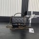 chanel 25c top handle cf black shiny lambskin Hollow gold cc&gold hardware chanel 25c top handle cf black shiny lambskin Hollow gold cc&gold hardware