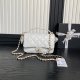 chanel 25c top handle cf white shiny lambskin Hollow gold cc&gold hardware chanel 25c top handle cf white shiny lambskin Hollow gold cc&gold hardware