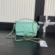 chanel 25c top handle cf Tiffany Blue shiny lambskin Hollow gold cc&gold hardware chanel 25c top handle cf Tiffany Blue shiny lambskin Hollow gold cc&gold hardware