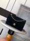 chanel cf black Suede gold hardware chanel cf black Suede gold hardware