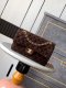 chanel cf dark brown Suede gold hardware chanel cf dark brown Suede gold hardware