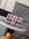 chanel 24k cf black&pink tweed gold hardware small