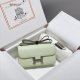Hermes Constance Elan Epsom Shoulder Bag in Vert Fizz Silver Hardware