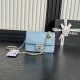 chanel 24k cf light blue shiny calfskin gold hardware small