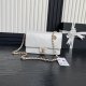 chanel 24k cf white shiny calfskin gold hardware medium