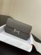 Hermes Constance Epsom Long To Go Wallet Etain Silver Hardware
