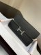 Hermes Constance Epsom Long To Go Wallet Noir Silver Hardware